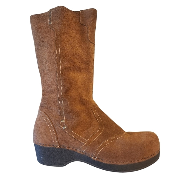 DANSKO LEATHER SUEDE CALF BOOTS SIZE 41 - Picture 4 of 14